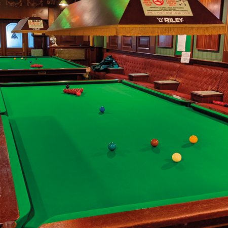 Stunning snooker room